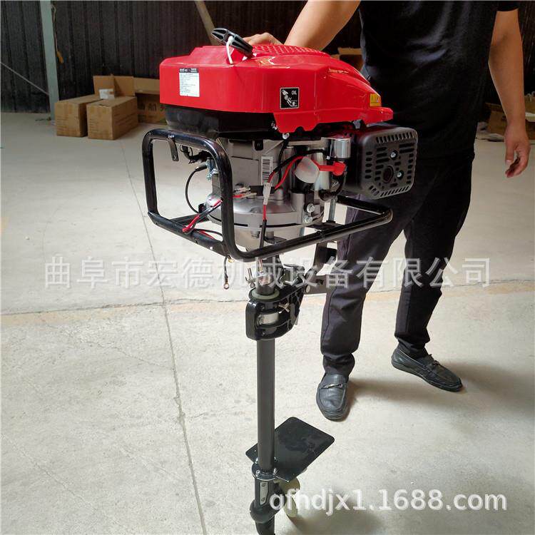 汽油挂桨机八马力带档位渔船木船铁船推进器
