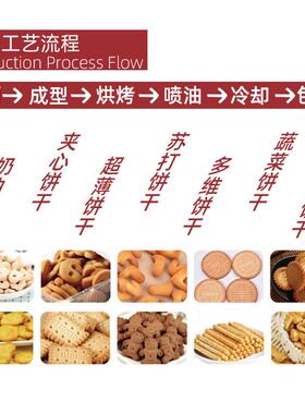 厂家供应全自动代餐减肥饼干机手指饼干机械韧性饼干设备
