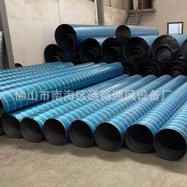 汽车喷漆房不锈钢螺旋风管通排风管道耐高温排烟管道Φ250mm
