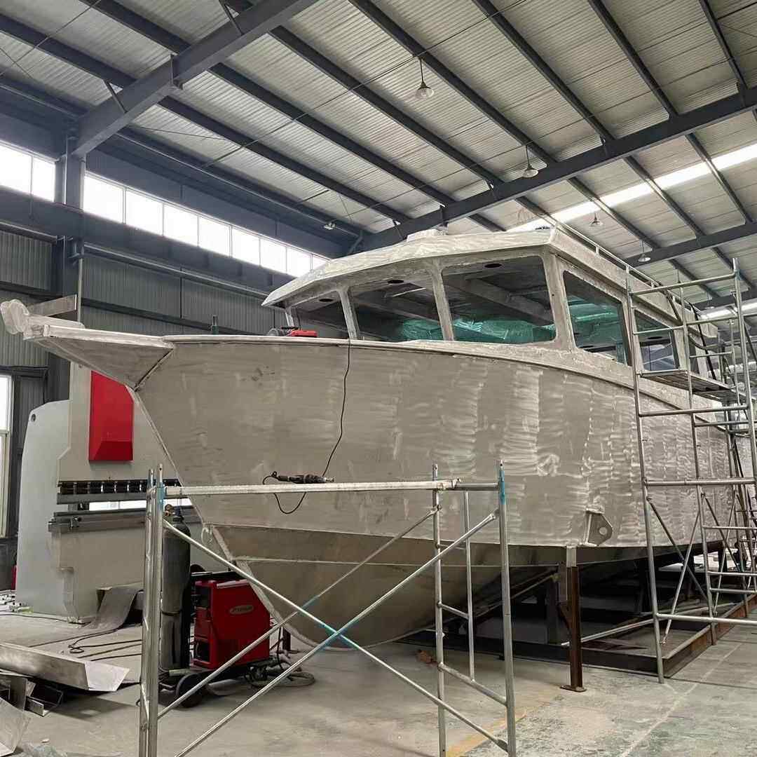 青岛嘉宝GP1400合厂家直营钓鱼艇观船海厂家直销出海渔船铝金光巡