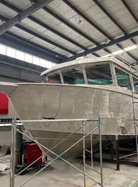 青岛嘉宝GP1400合厂家直营钓鱼艇观船海厂家直销出海渔船铝金光巡