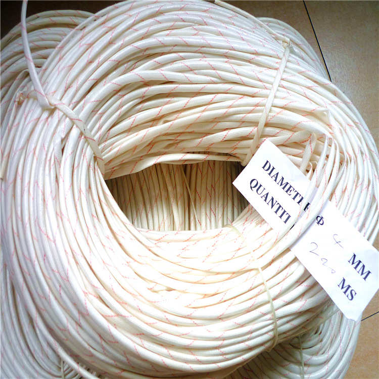 内径1-50MM红蓝条纹黄蜡管 无碱玻璃纤维套管 耐高温双层油漆管