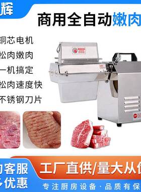 全球嫩肉机商用多功能嫩肉锤不锈钢牛排猪排针孔全自动松肉嫩肉机