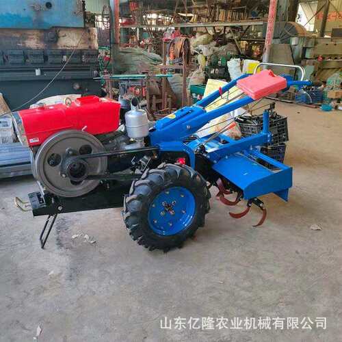 电启动15马力手扶拖拉机 水旱田柴油旋耕起垄机 农用开荒耕地机