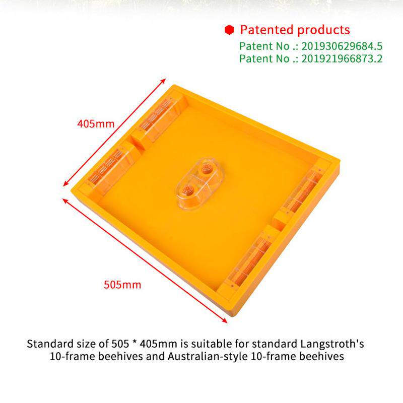 跨境热卖蜜蜂喂水器郞式饲喂器方型喂食器顶式蜜蜂喂水器蜂具