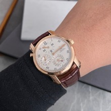 公价30.9万9.8新江诗丹顿玫瑰金马耳他手表自动机械男款腕表42005