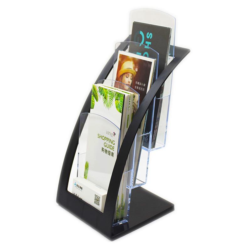 a6桌面展示架折页架资料架有机玻璃展示架彩页展示架宣传单册展架