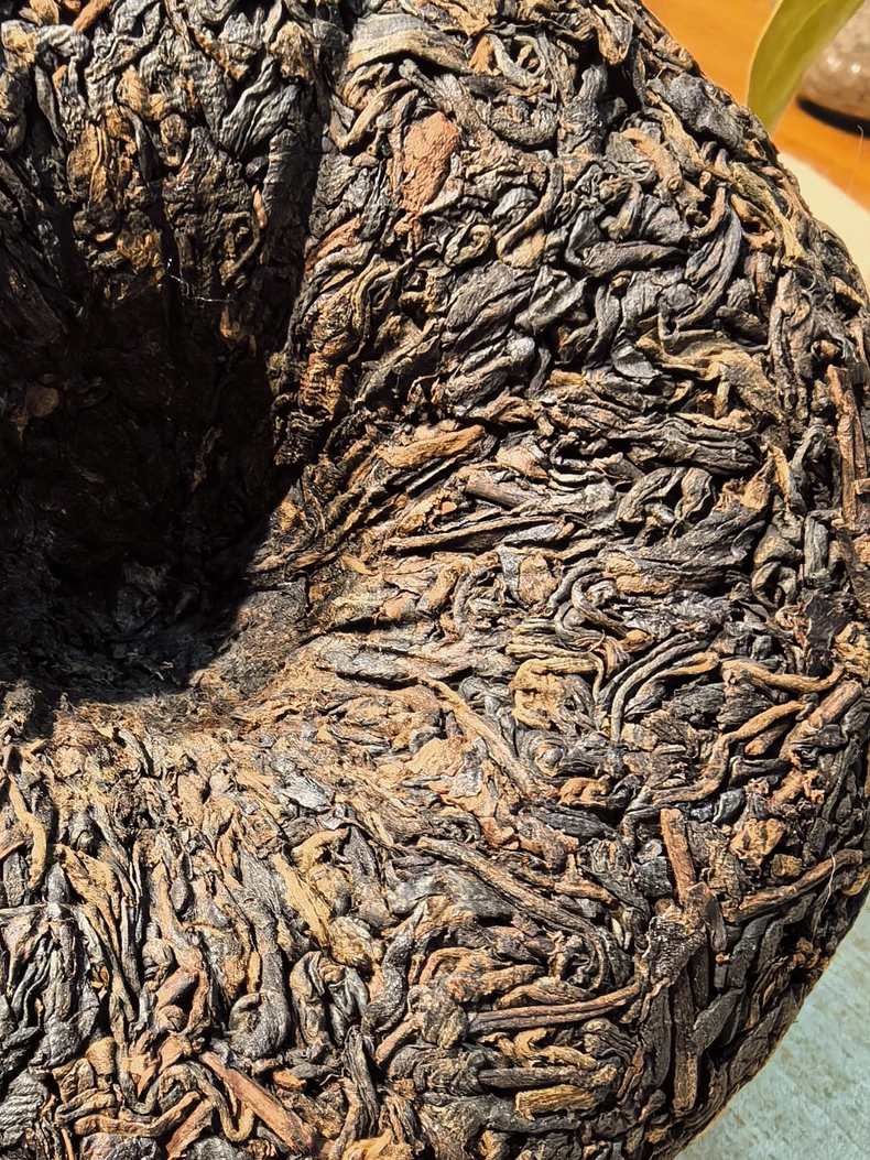 1997年中茶大口中大紅印普洱老茶熟茶500克 普洱茶 BUASHOP普洱老茶