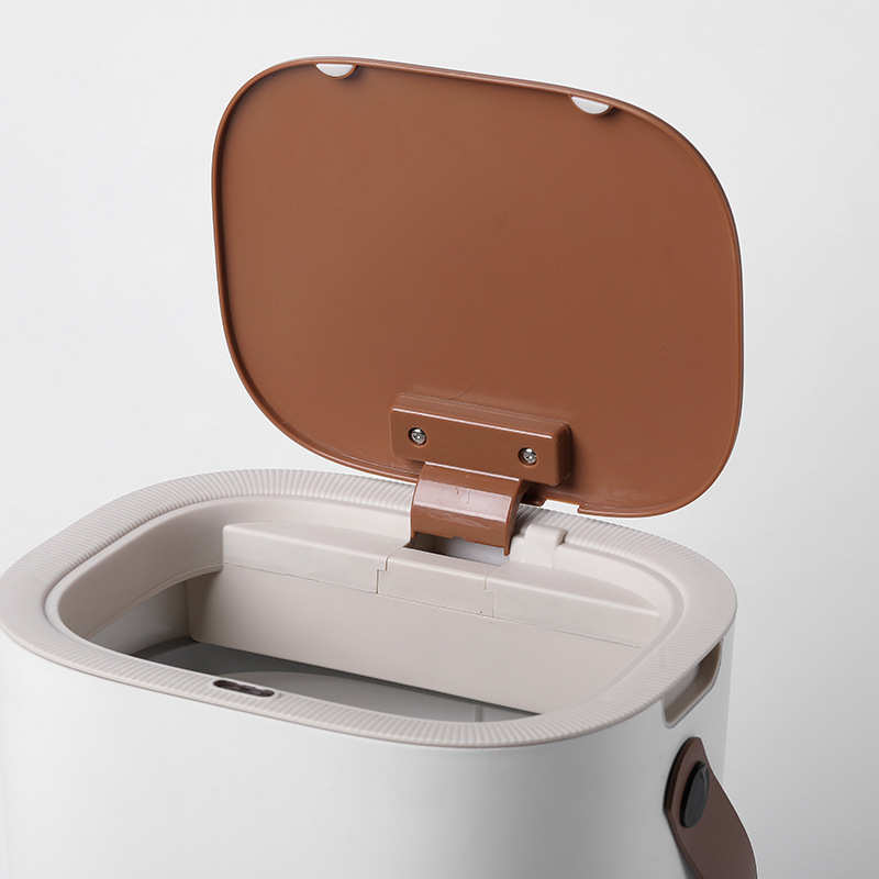 轻垃圾桶开简约桶手提奢收纳创意智能北欧纸篓废自动盖塑料桶感应