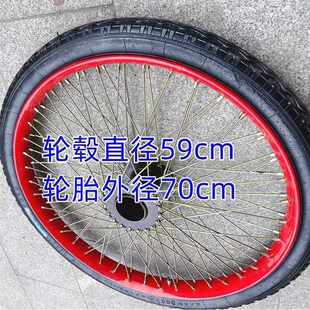 板车手推车轮劳动 寸车车力2架子车进口轮胎车斗德国工程12626x2