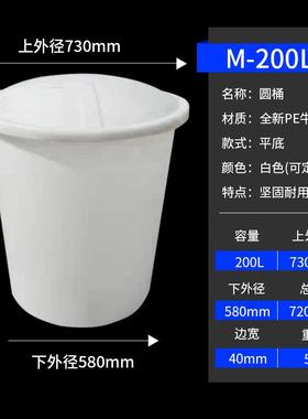 2000L加厚储水桶塑料圆桶20L5000吨桶家升大水SGX缸困水用桶