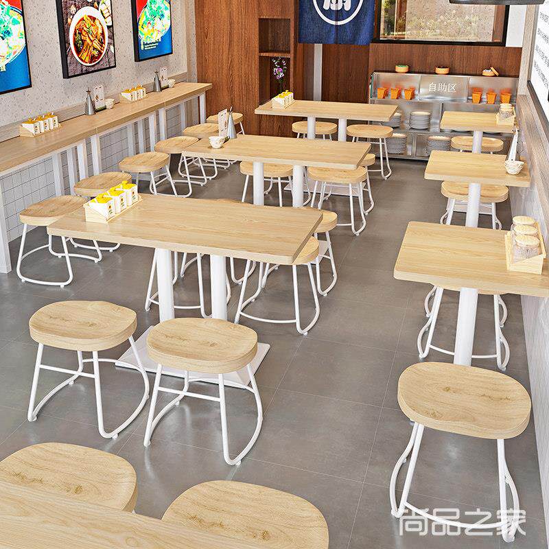 米粉店汤面馆桌椅组合餐饮小吃店凳子麻辣烫店螺蛳粉快餐饭店桌子