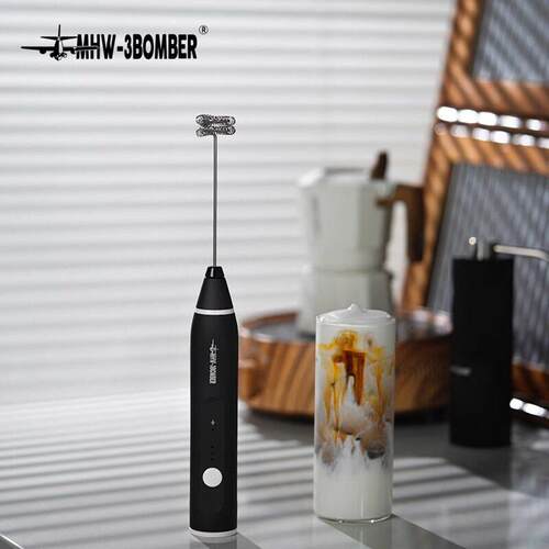 MHW-3BOMBER轰炸机打奶泡器咖啡打泡器 家用电动打蛋器搅拌棒打发