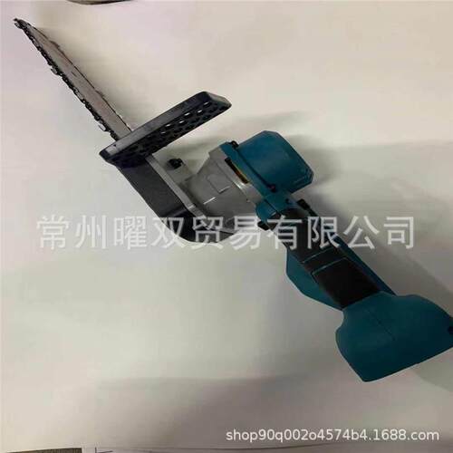 电链锯8寸10寸小型电锯充电式伐木修枝锂电锯 手持式园林锯树工具