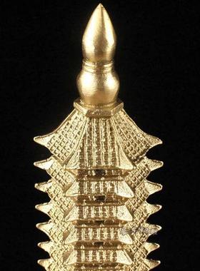 纯黄铜文昌塔亮色款13十三层9九层塔15公分至60cm