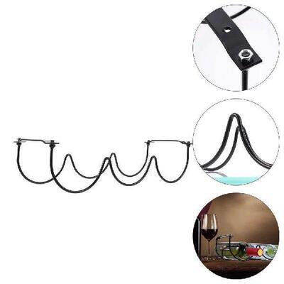 Display Shelves Rack Iron Racks Organizer Bracket Bottle