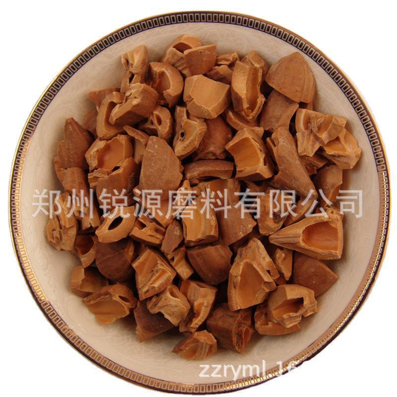 供应水处理用核桃壳吸附油脂玉器抛光用橄榄壳水过滤核桃砂滤料