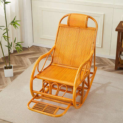 躺椅摇摇椅成人椅子午睡逍遥老大人午休阳台家用休闲靠背真藤其他