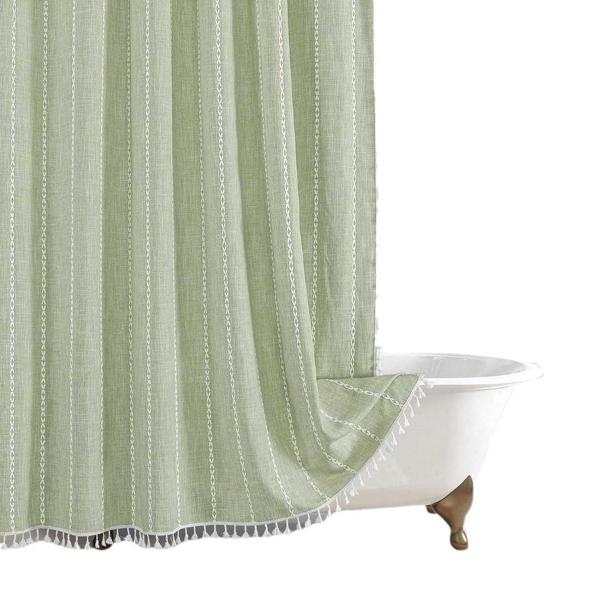 蓝色帘流苏帘小短刺绣滤光清新复古浴过遮阳织布编条纹洗衣房,家庭/个人清洁工具,浴帘,淘宝优惠券,粉丝福利购,淘宝优惠卷