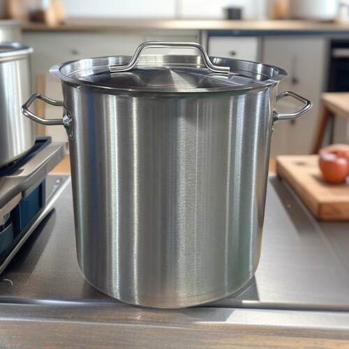 不锈钢复合底加厚家用商用汤桶汤锅煲汤蒸煮带盖食堂复合底大容量