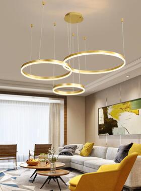 led吊灯 客厅灯大厅北欧吊灯餐厅灯具卧室灯创意LED吸顶灯