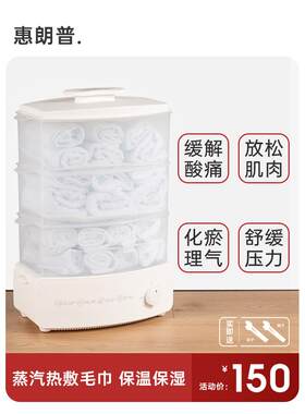 惠朗普毛巾消毒柜美容院专用小型蒸汽加热湿毛巾机理发店加热器
