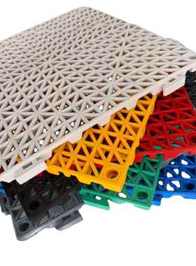 加厚厨房卫接生间浴PVC防水防滑垫脚垫工可拼镂空隔水垫室程￥防