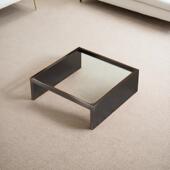 意悬浮茶几脚客厅YY 锈钢茶 686奢方石形底不座大理石茶几腿岩板式