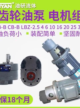 TXCB液压LBZ50立80卧63式CBW齿轮100油泵CB-B10/16/20/40电机组25