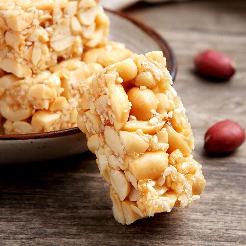 黄老五花生酥原味特产小吃老式酥糖春节聚会办公室休闲零食516g