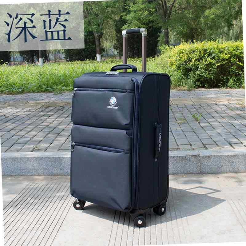高档行箱男女30寸超大容行量旅箱大型牛布拉杆箱子26结李实耐用津