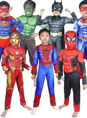 红色钢铁侠远征超人绿巨人肌肉服万圣节蝙蝠侠平衡宇宙服装