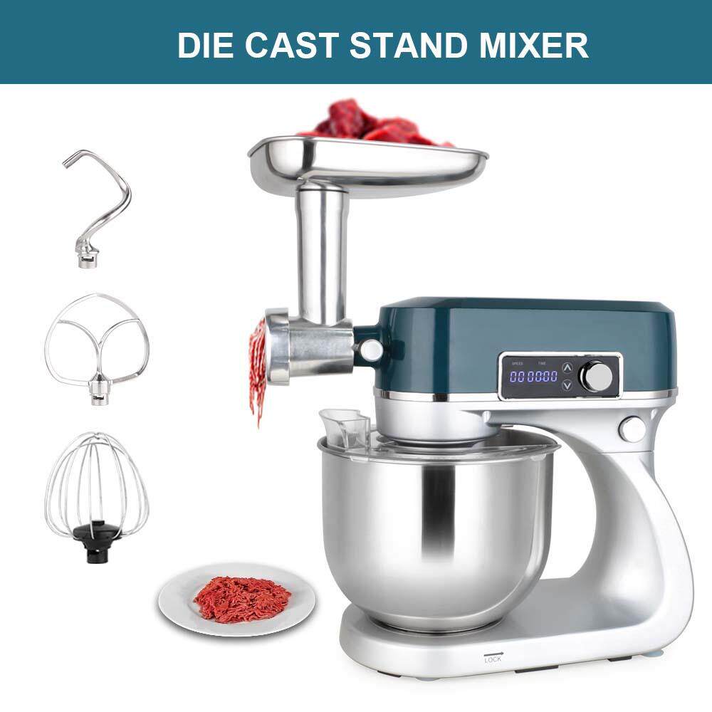 Standmixer6L金属压铸高端家用厨师机和面机切面绞肉机