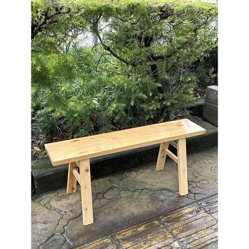 I1实木长凳子条凳家用靠墙板凳长登子火锅木板凳餐桌长条凳小木凳