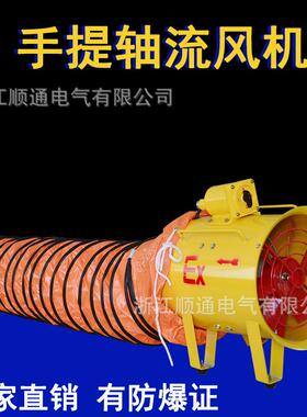 BSFT-300/250/400/500防爆轴流风机手提便携式移动排风扇380/220V