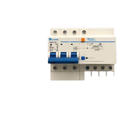 珠江DZ47LE-63三相四线漏电保护开关家用380V总开关三相三线漏保