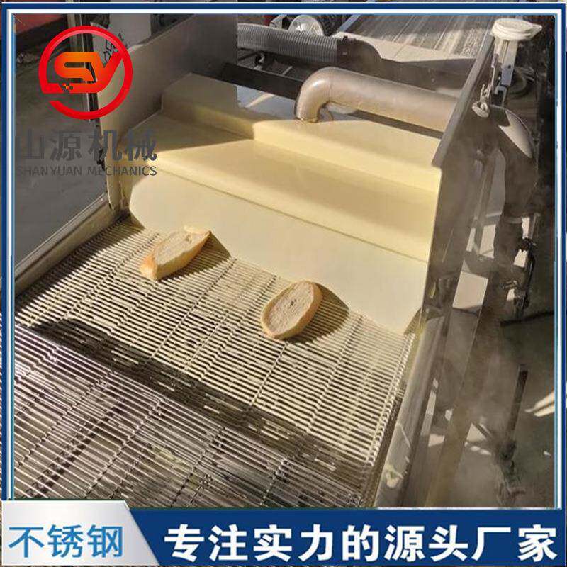 吐司面包片淋浆设备 盼盼面包淋黄油机器 奶香片带加热裹浆机