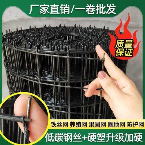 硬塑钢丝网加粗超硬养鸡围栏网围栏养鸡网养殖网鱼塘农用围地网