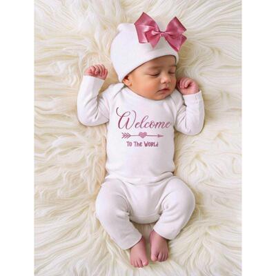 S 25210 Newborn Printed Onesies Set 儿印花连体衣套装