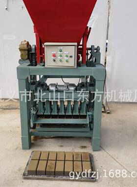 4-35B半自动料斗200-100-50面包实心砖铺路水泥砖机地砖制作机器