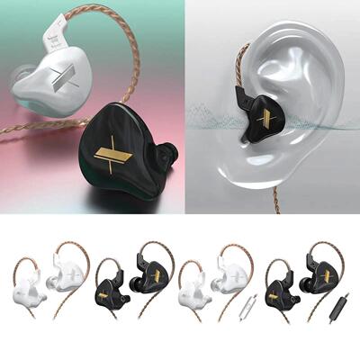 Kz 1dd Headphones in-ear 10mm Dynamic Driver Detachable