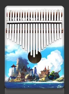 高档21音卡林巴拇指琴初学指者入门卡林手琴巴kal礼imba乐器学生