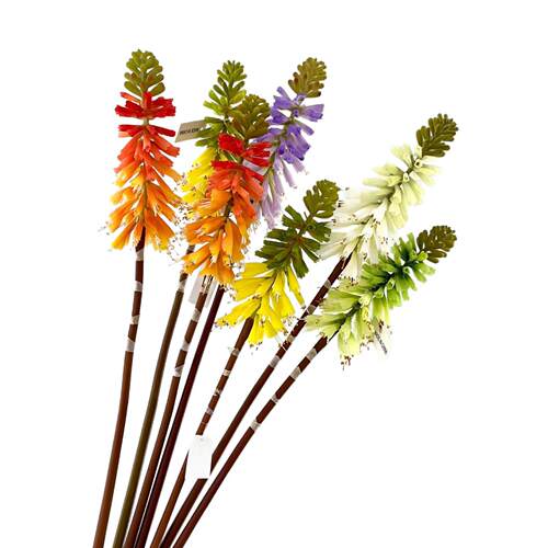 仿真花火炬百合风信子花艺插花狐尾草婚庆软装装饰家居客厅摆放