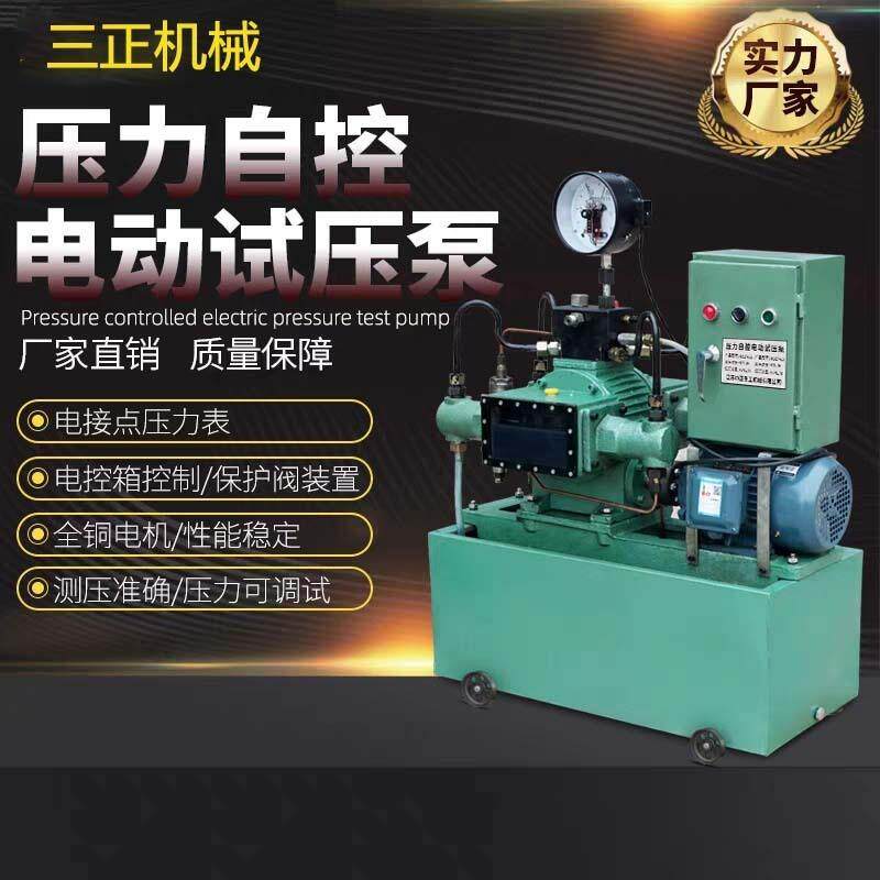 厂家供应4DSY压力自控电动试压泵 管道打压机4dsy-80mpa