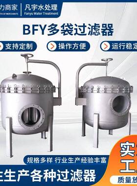 BFY多袋过滤器袋式芯式多级精密过滤设备杂质含量多液体定制