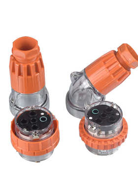 HUNAOCT环澳IP66澳标户外防水防雨奇胜工业耦合连接器插头56P410