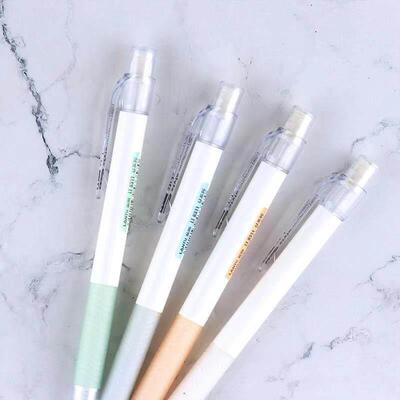 4PCS/set Mechanical Pencils Pens Pencil Stationary School Su