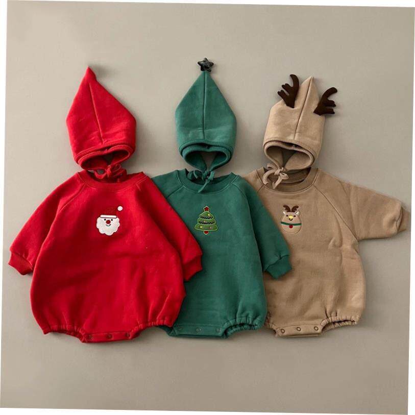 Christmas Infant Bodysuit Set圣诞节宝宝衣服婴幼儿连体衣套装