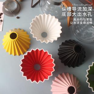 过滤器V01 咖啡折纸滤杯手冲单品滴滤V60锥形过滤杯陶瓷滴漏式