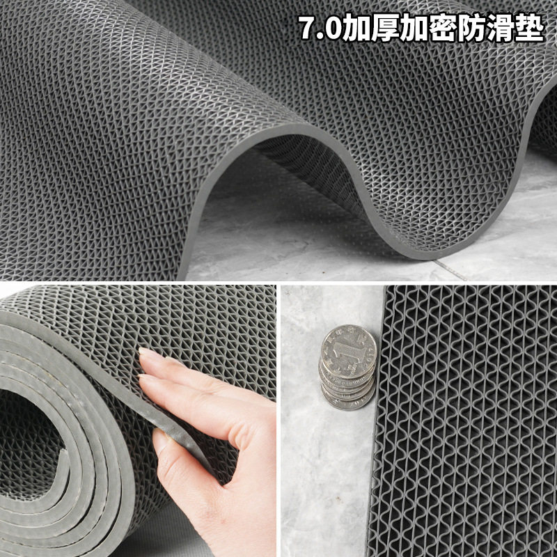 防滑地垫厨房厕所防滑垫浴室户外商用塑料pvc镂空防水垫地毯门垫